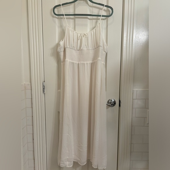 aritzia wilfred chiffon midi dress - Picture 5 of 7